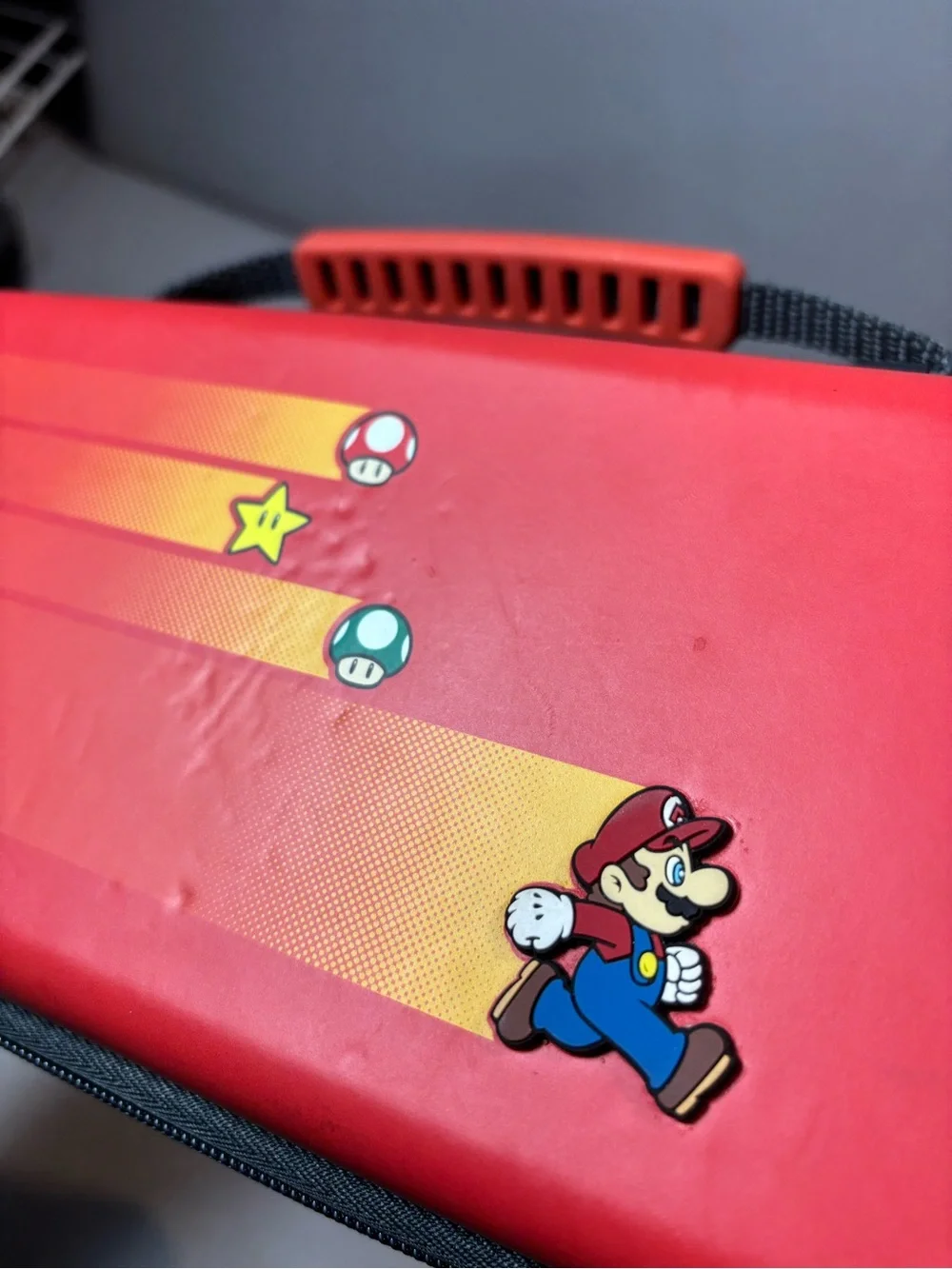 Super Mario Bros. Red Silicone Shell Carry Case